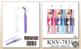 Accessories- Assorted Eyelash Applicator KNV-7831 (12pc pack)