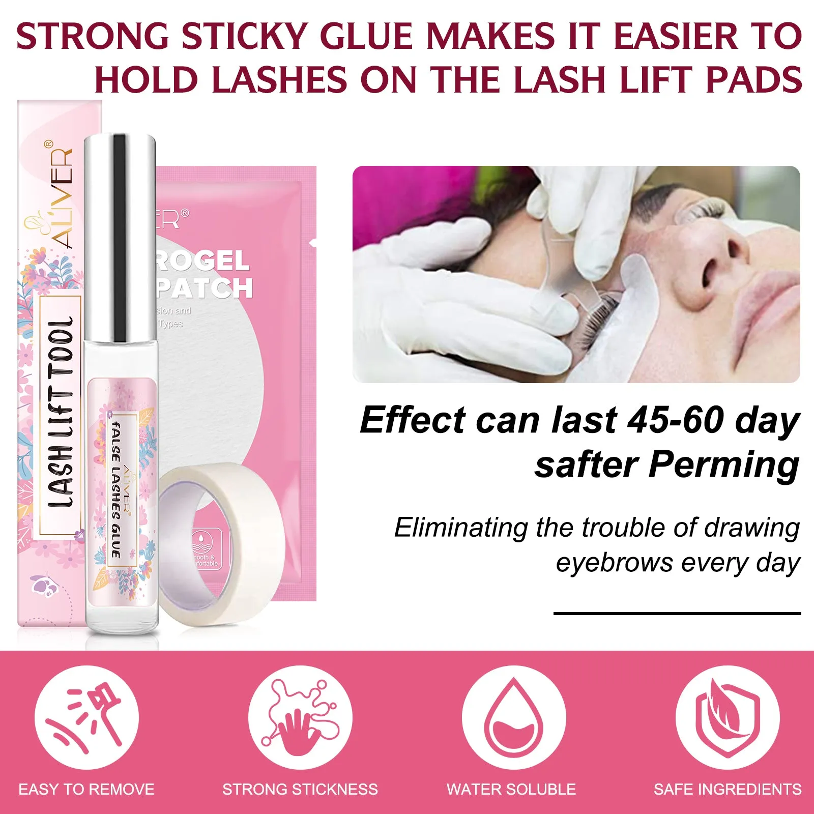 Aliver Lash Lift Kit for Perming