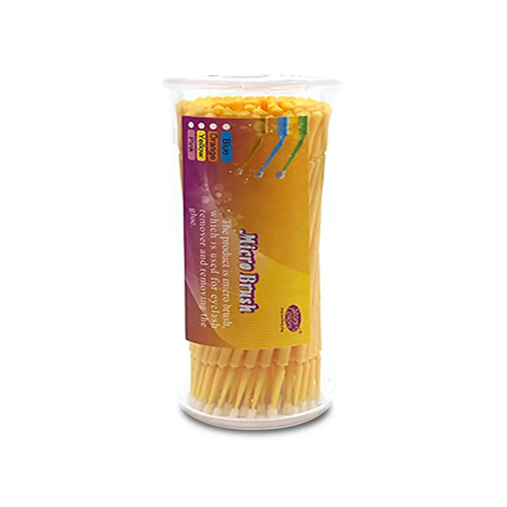 Beautopia Eyelash Remover Micro Brush 100 Pieces Assorted