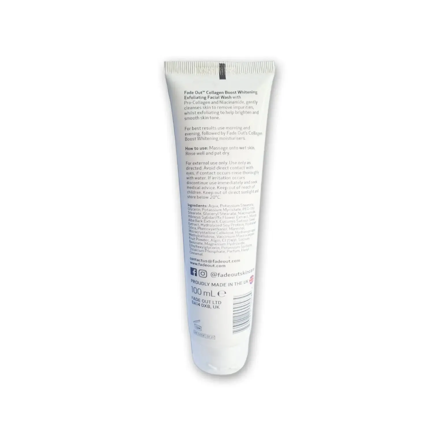 Fade Out Collagen Boost Brightening Facial Wash 100ml