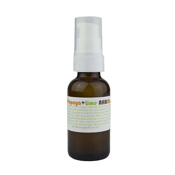 Green Papaya & Lime AHA Mask