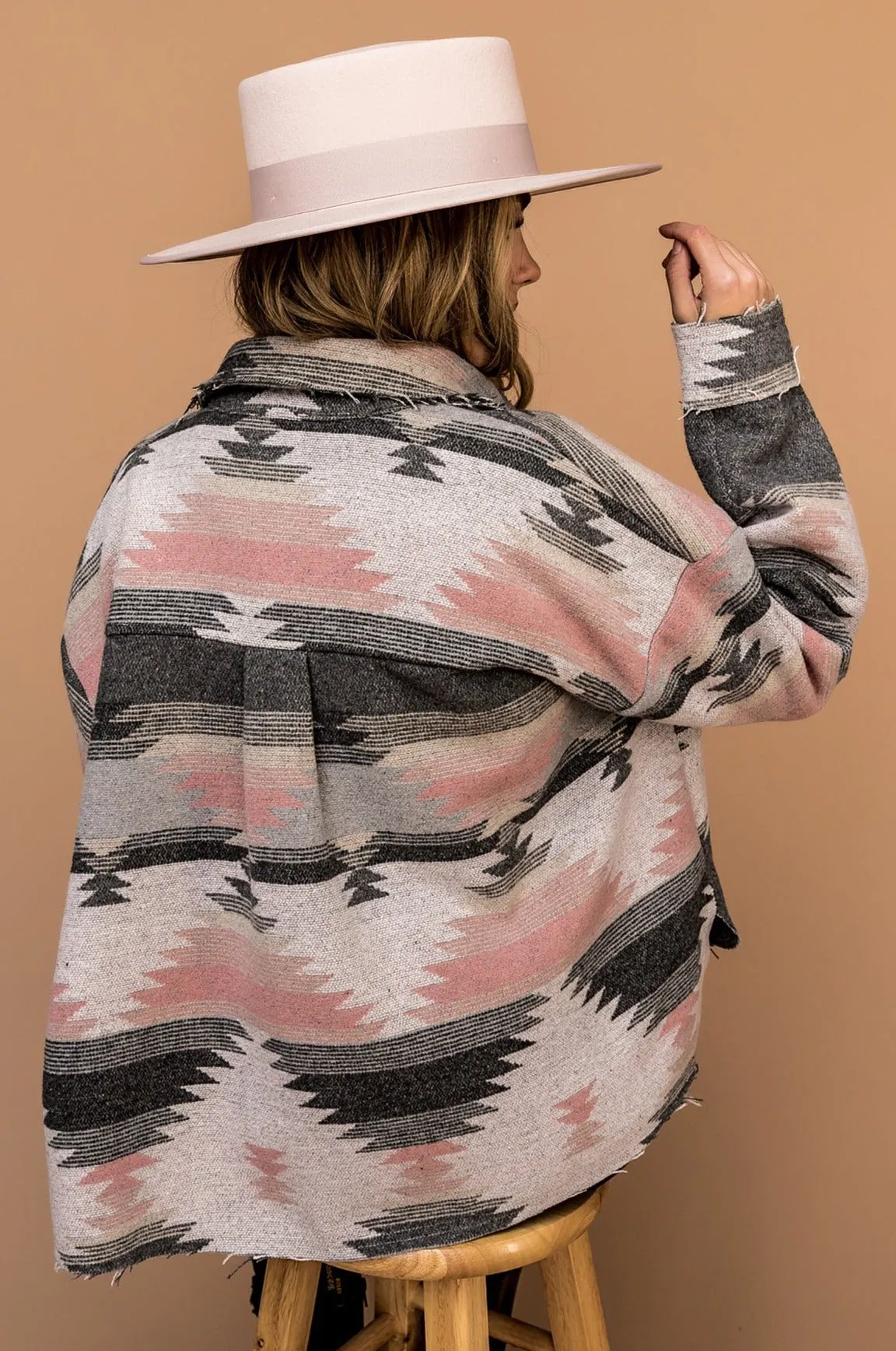 Lola Stiff Brim Hat in Blush