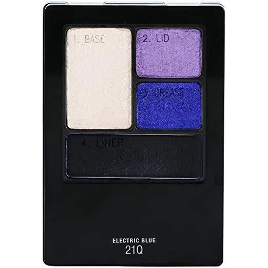 Maybelline New York Expert Wear Eyeshadow Quads, Electric Blue, 0.17 Ounce (21Q)