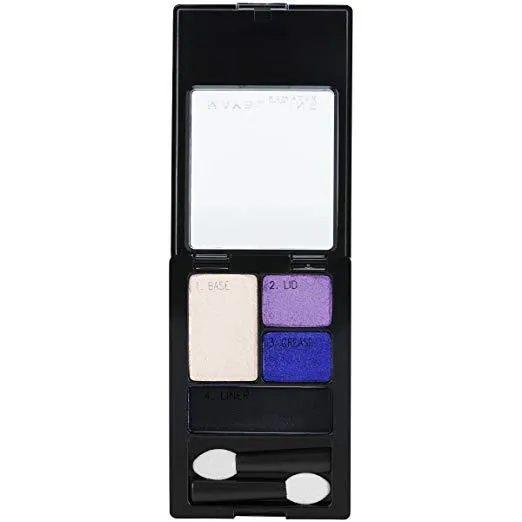 Maybelline New York Expert Wear Eyeshadow Quads, Electric Blue, 0.17 Ounce (21Q)