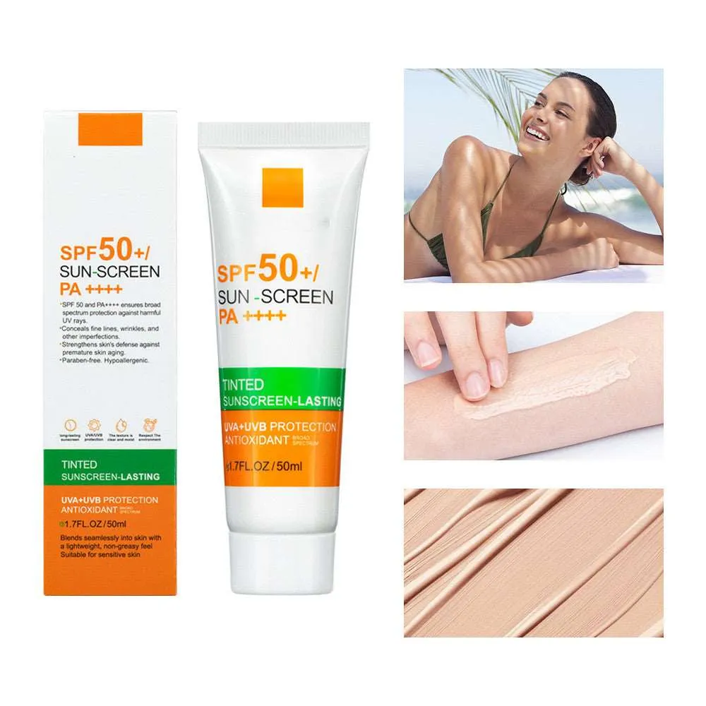 Sunscreen Lotion SPF50  with Compact Portable, Multi Function for Sunscreens, Moisturizing and Outdoor Sports Travel Shopping